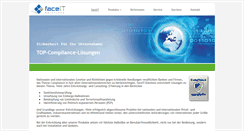 Desktop Screenshot of faceit-solutions.com